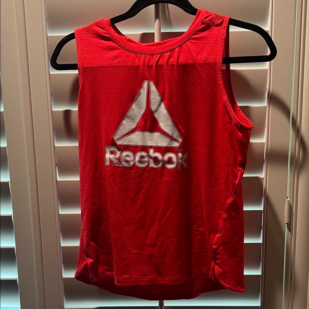 Reebok Bold Red Athletic Tank